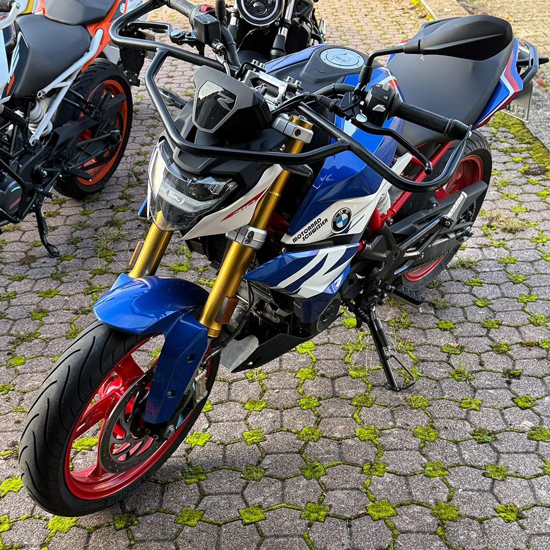 BMW G 310 R A2-Fahrschulmotorrad der Fahrschule Garke